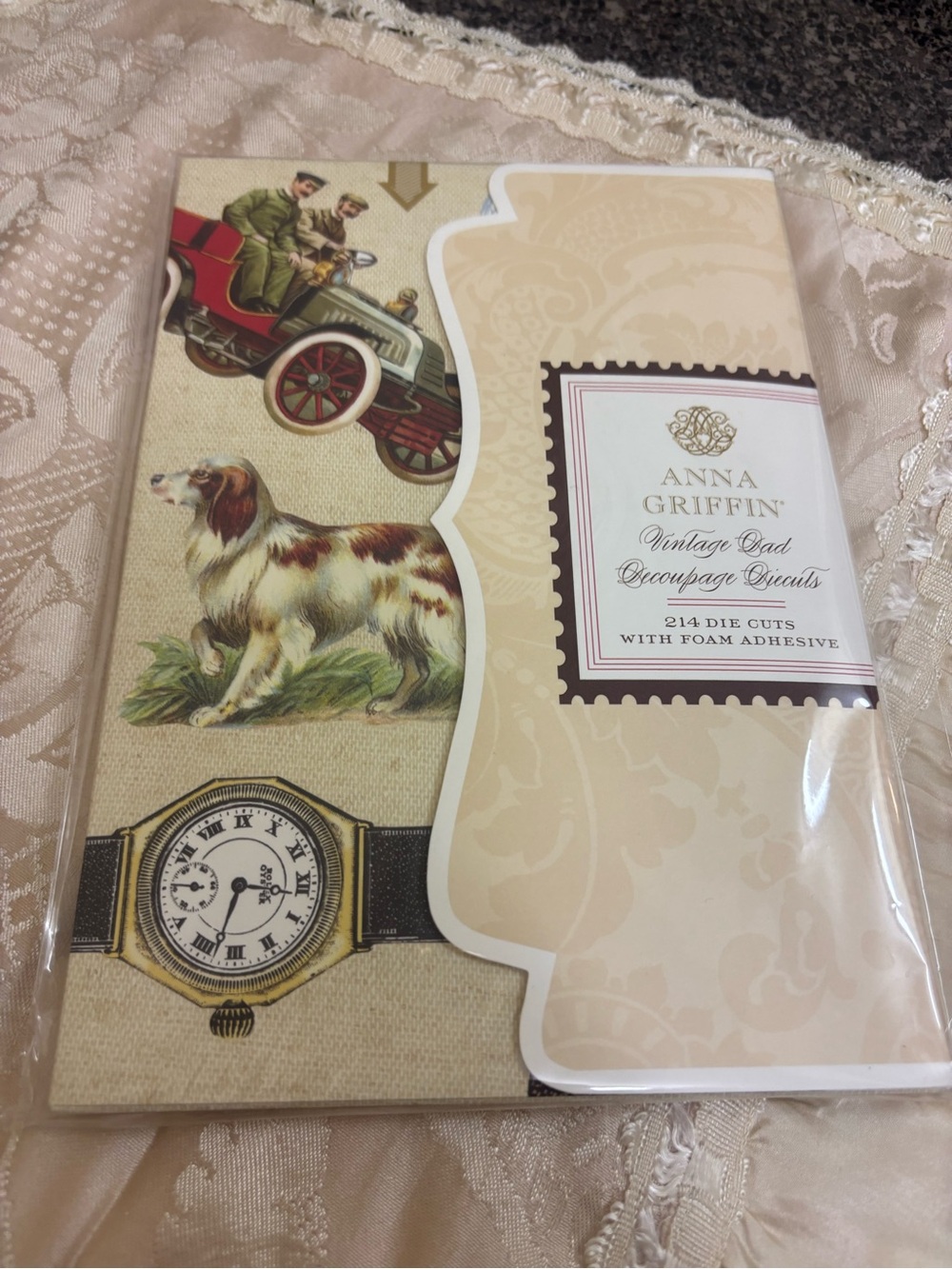 NEW Anna Griffin Vintage Dad Decoupage Set
